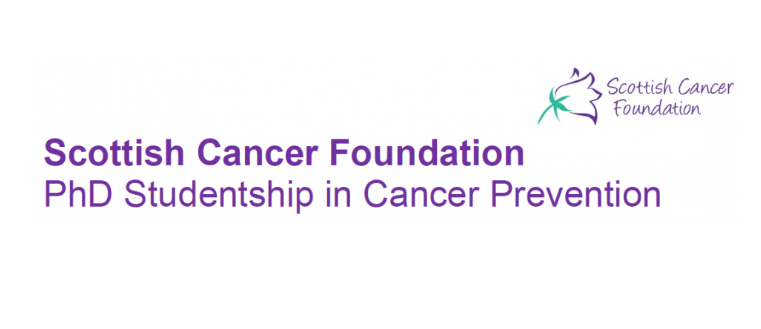 Scottish Cancer Foundation PhD Studentship